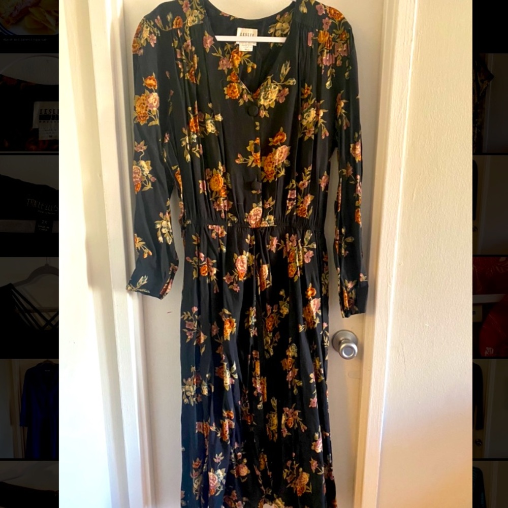 COPY - PLUS SIZE *Vintage* Floral Dress
